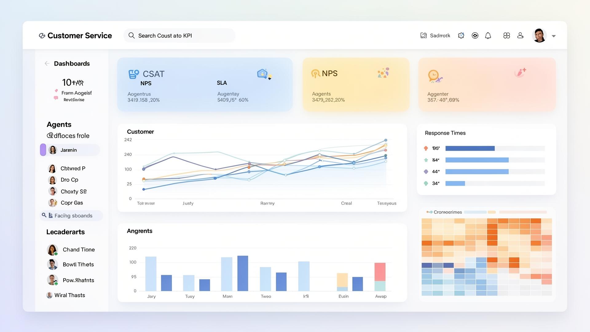 Analytics dashboard